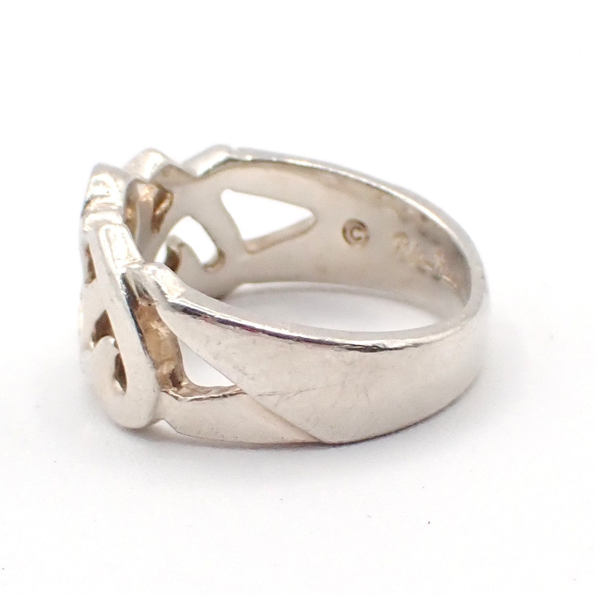 Tiffany & Co. Paloma Triple Loving Heart Ring JP12 US6.5 Silver 925 07EG104