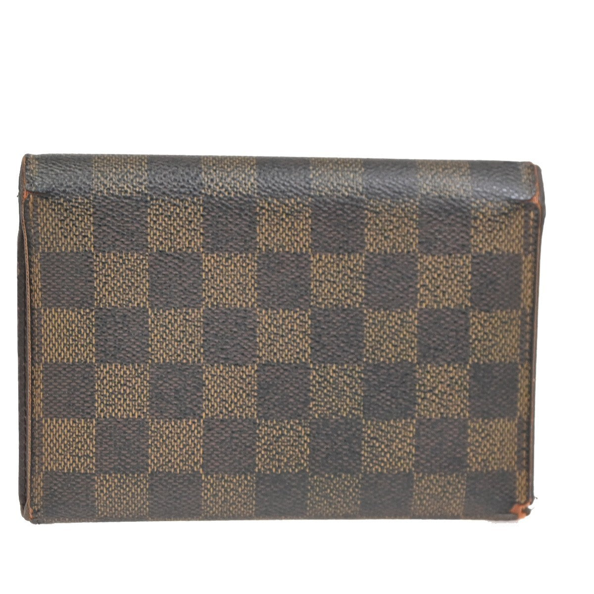 LOUIS VUITTON  Porte Tresor Etui Papier Wallet Damier Ebene Brown N61202 02DA168
