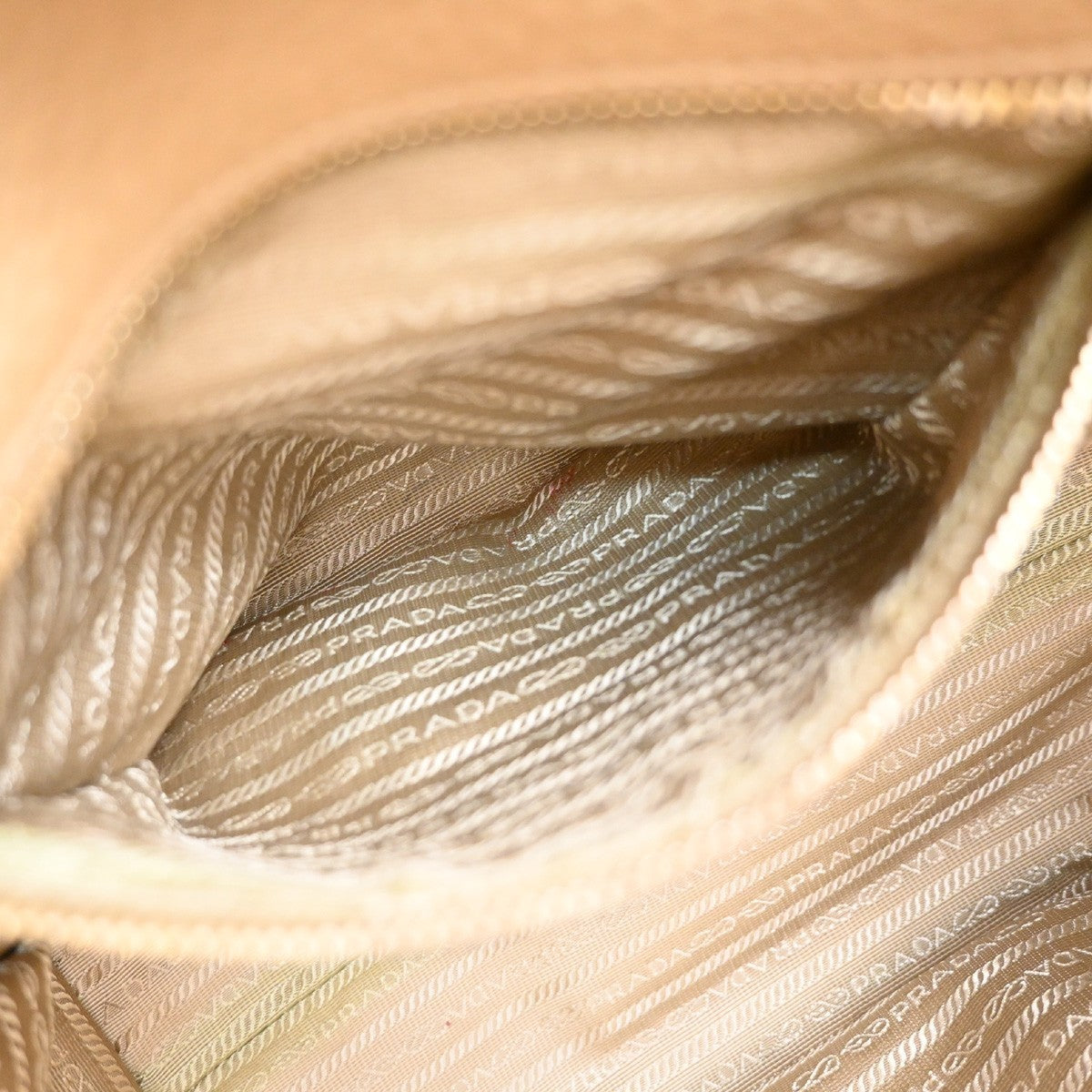 PRADA 2Way Shoulder Hand Tote Bag Vitello Daino Leather Beige GHW Italy 75KP078