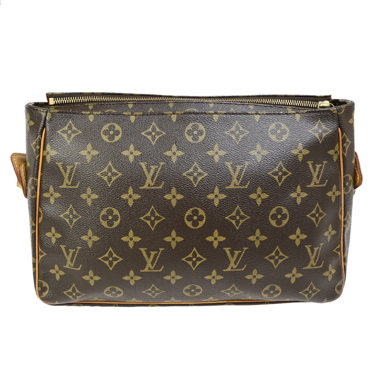 LOUIS VUITTON Viva Cite GM Shoulder Bag Monogram Leather Brown M51163 15YG491
