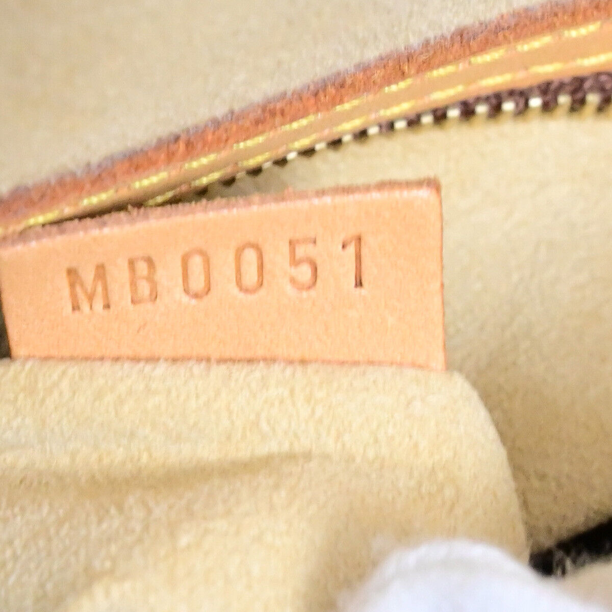 LOUIS VUITTON BABYLONE Shoulder Bag Monogram Leather Brown France M51102 77SJ508