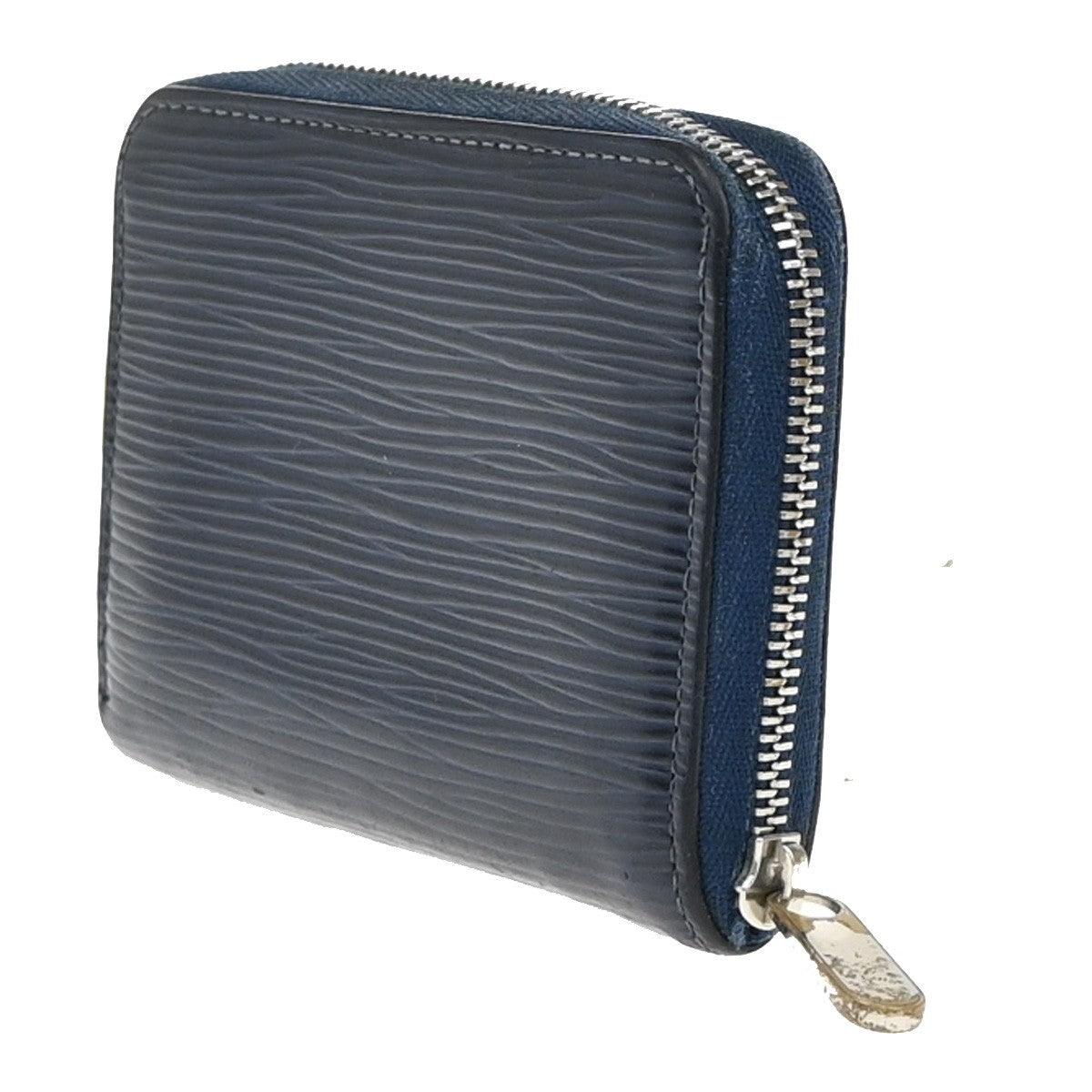 LOUIS VUITTON Zippy Coin Case Compact Wallet Epi Leather Blue M60384 67EG016