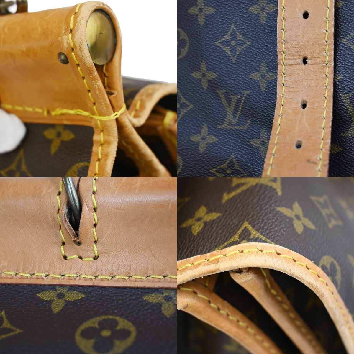 LOUIS VUITTON LV Sac Kleber Shoulder Bag Monogram Leather Brown M58122 13FB539