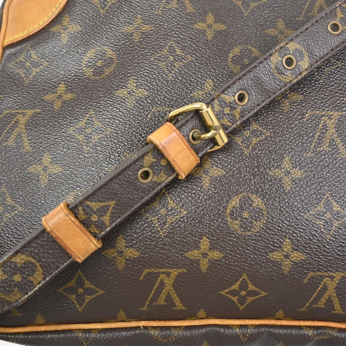 LOUIS VUITTON Nile Crossbody Shoulder Bag Monogram Leather Brown M45244 81ZA337