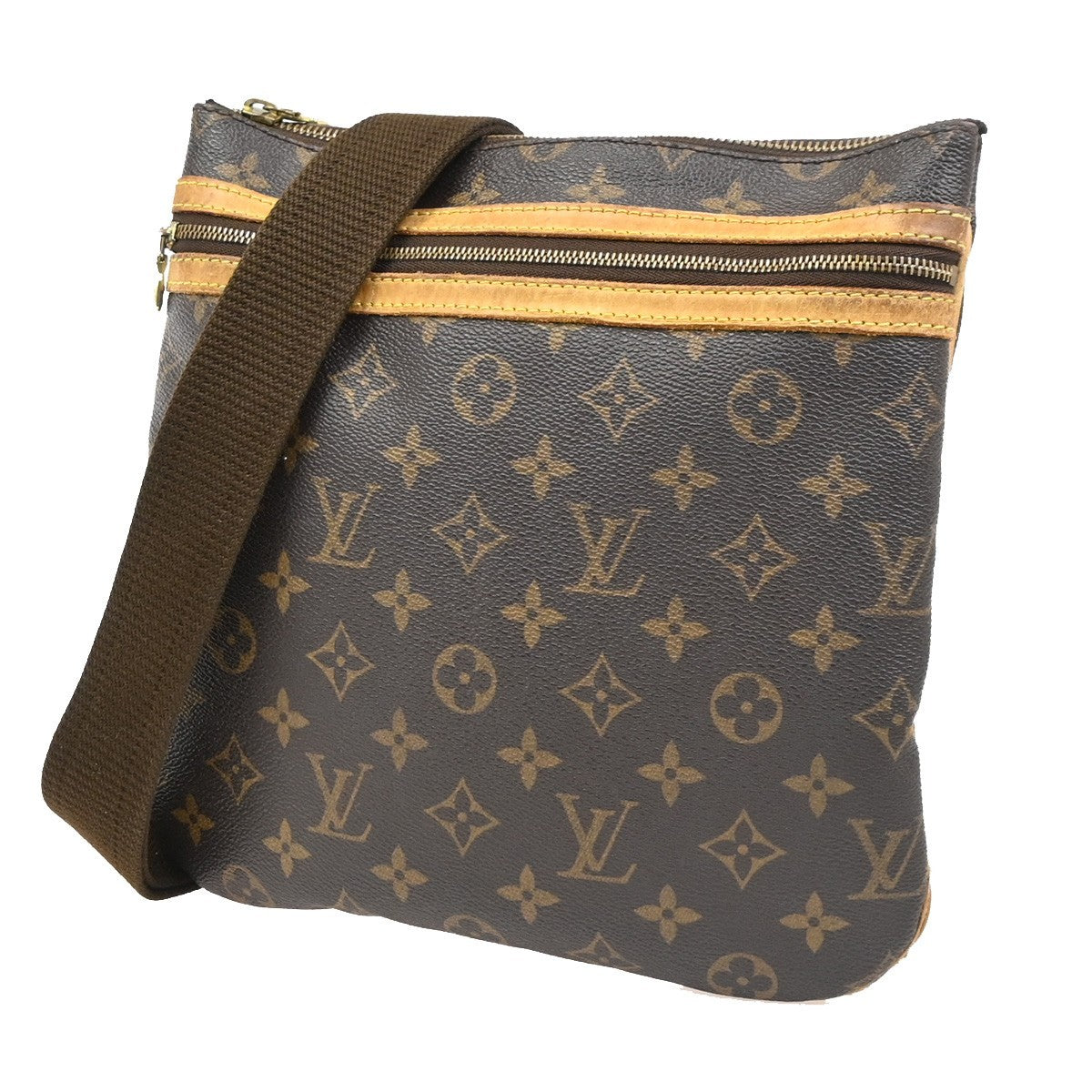 LOUIS VUITTON Pochette Bosphore Shoulder Bag Monogram Leather BN M40044 65PA077