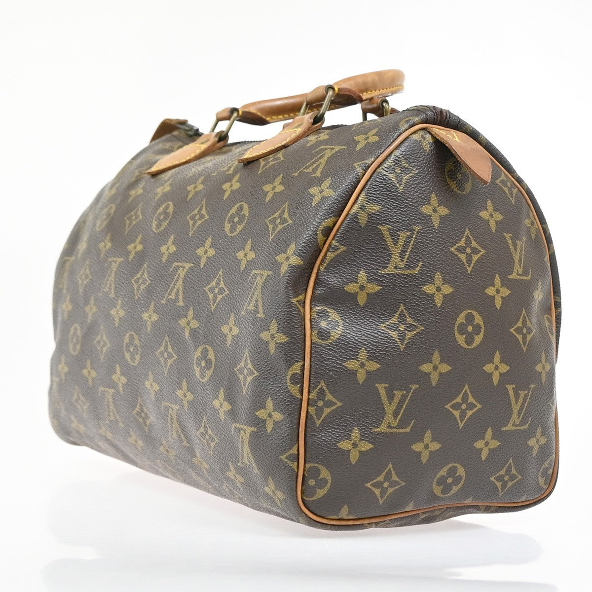 LOUIS VUITTON Speedy 30 Travel Hand Bag Monogram Leather Brown M41526  82SA008