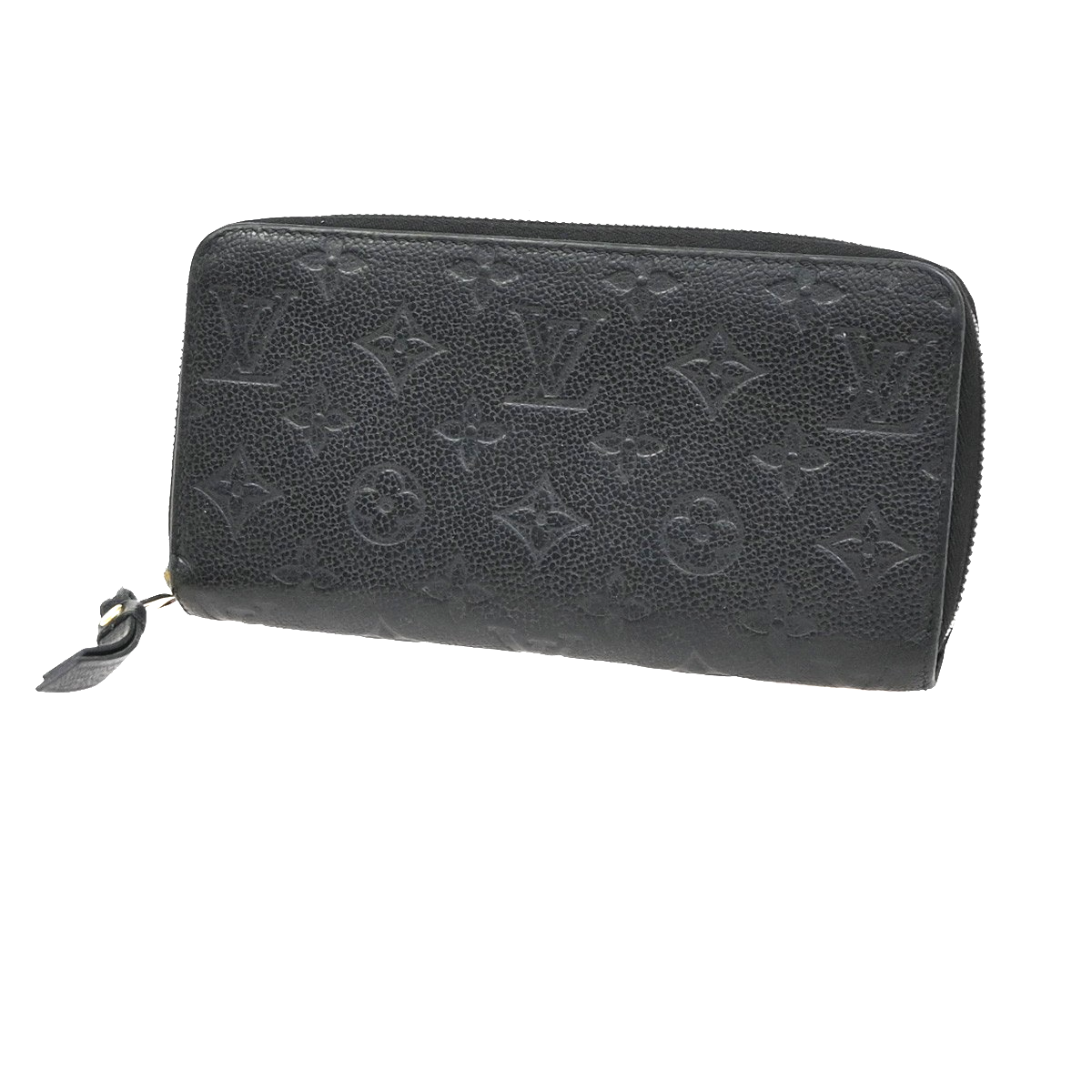 LOUIS VUITTON Zippy Wallet Long Wallet Monogram Empreinte Black M60571 80ZA255