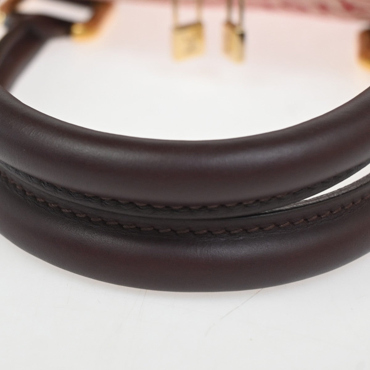 LOUIS VUITTON Alma Haut Hand Bag Monogram Mini Leather Cherry M92204 22RL983