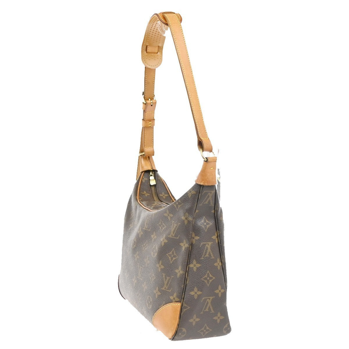 LOUIS VUITTON Boulogne 30 Shoulder Bag Monogram Leather Brown M51265 84PA091