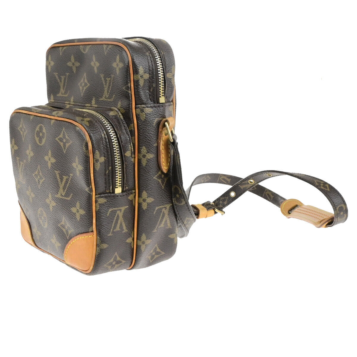 LOUIS VUITTON Amazon Crossbody Shoulder Bag Monogram Leather BN M45236 73SJ622