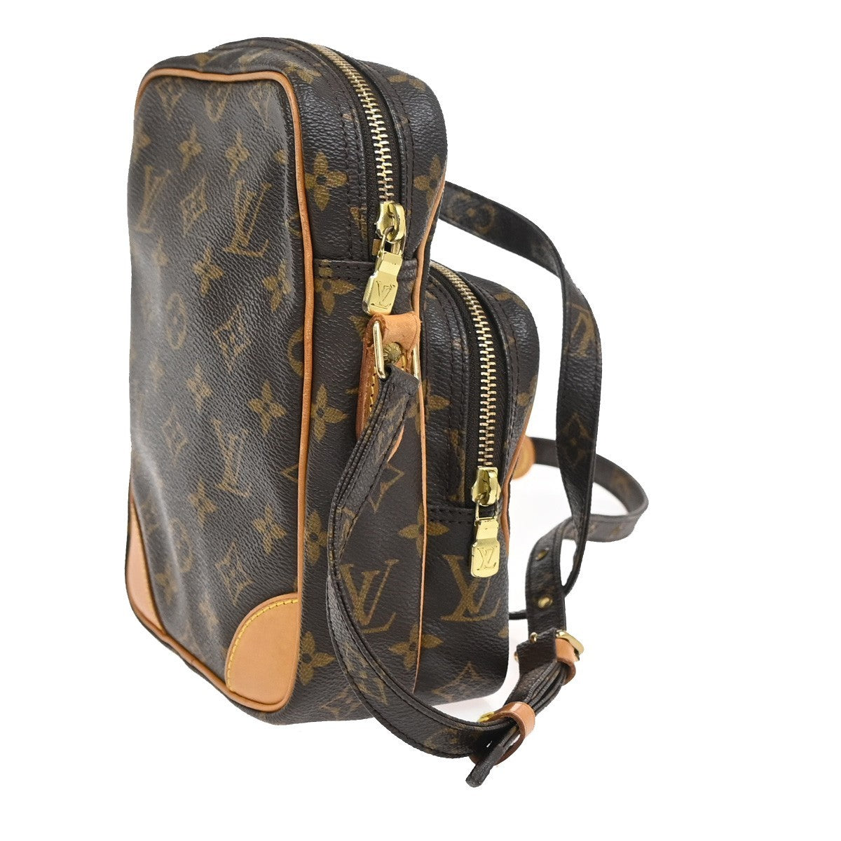 LOUIS VUITTON Amazon Crossbody Shoulder Bag Monogram Leather BN M45236 75KC900