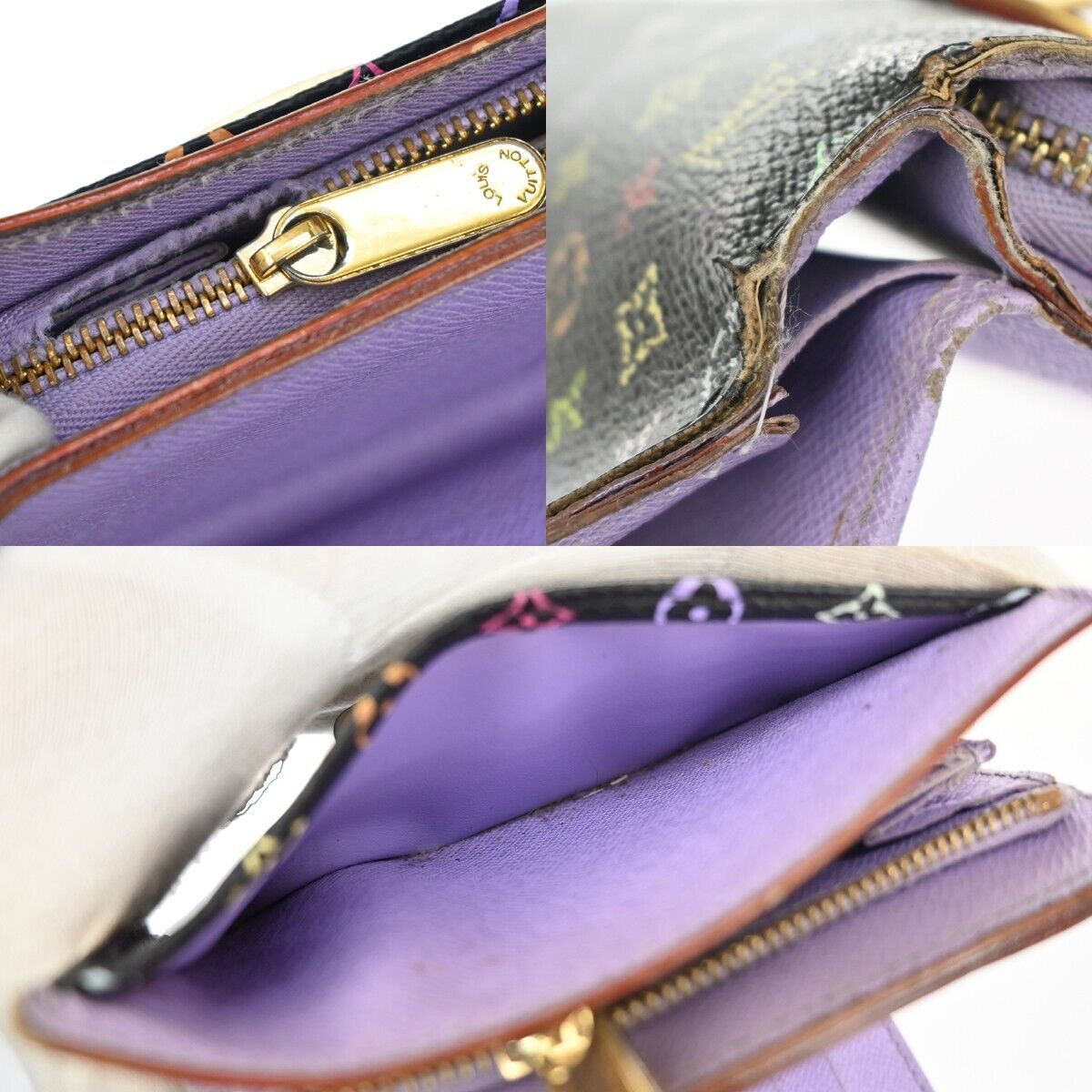 LOUIS VUITTON Portefeuille Joy Trifold Wallet Monogram Multi BK M60283 04EA245