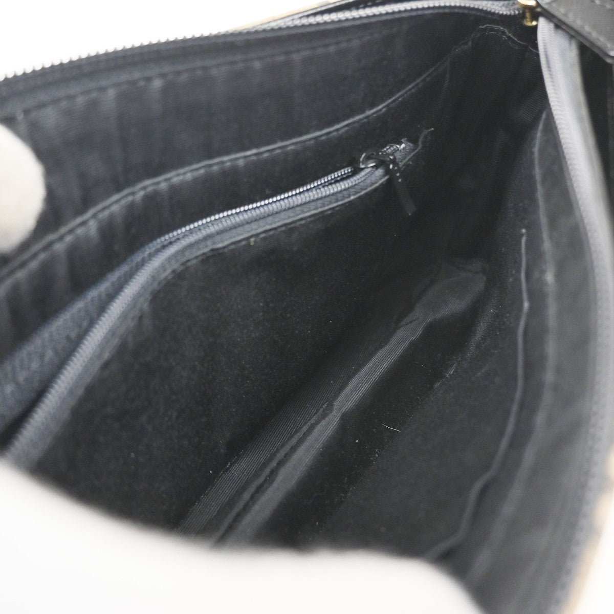 BURBERRY Logo Nova Check Hand Bag Canvas Leather Beige Black GHW 87RQ042