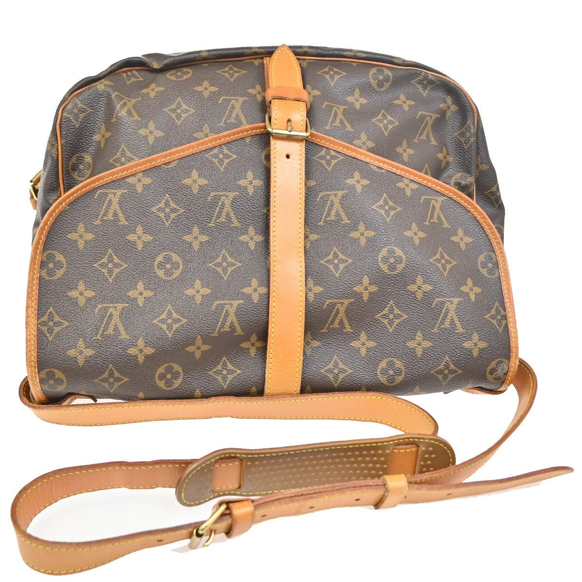 LOUIS VUITTON Saumur 35 Shoulder Bag Monogram Leather BN France M42254 74KC553