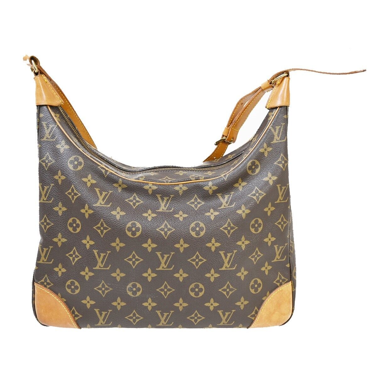 LOUIS VUITTON Boulogne 35 Shoulder Bag Monogram Leather Brown M51260 74EA902