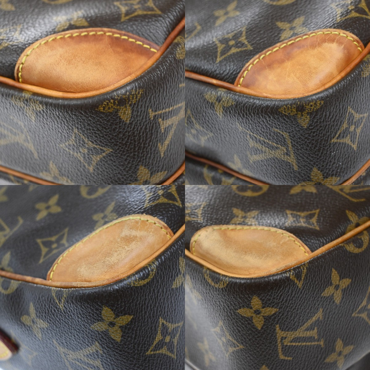 LOUIS VUITTON Nile Crossbody Shoulder Bag Monogram Leather Brown M45244 88EG348