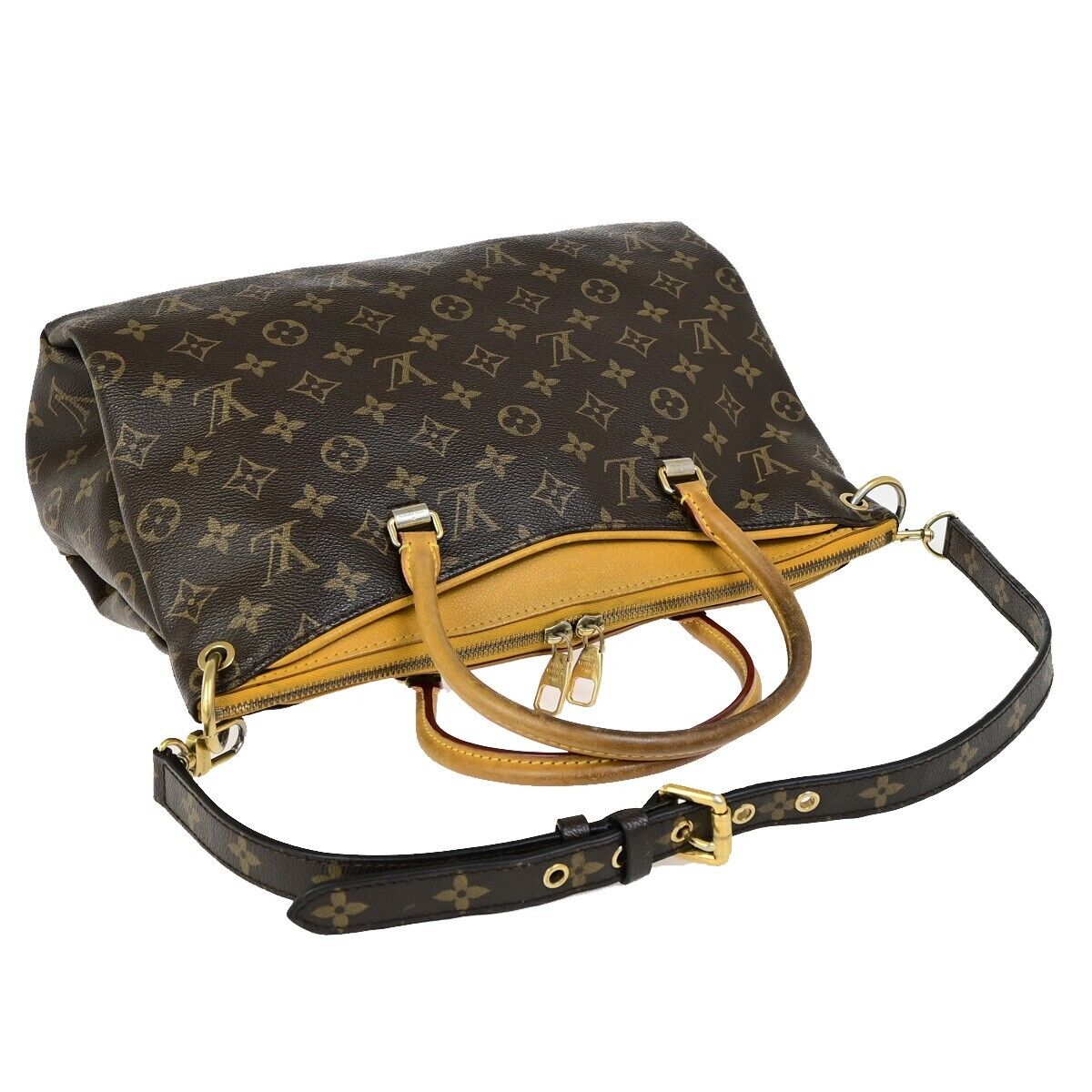 LOUIS VUITTON Pallas 2Way Shoulder Hand Bag Monogram Leather SN M40929 25FB259