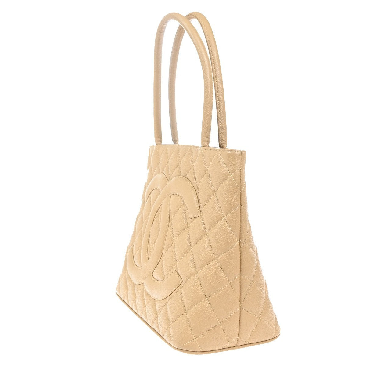 CHANEL CC Matelasse Shoulder Hand Bag Grained Calfskin Leather BE Italy 369RL781