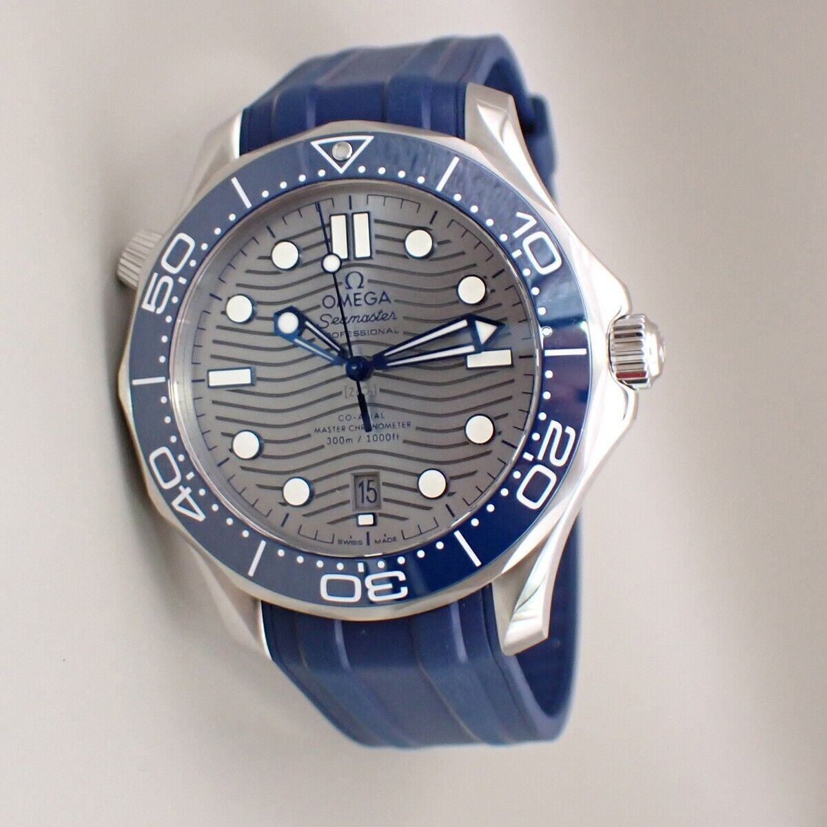 OMEGA Seamaster Diver 300M Watch Co-Axial 42mm Stainless Steel Blue 100LC512