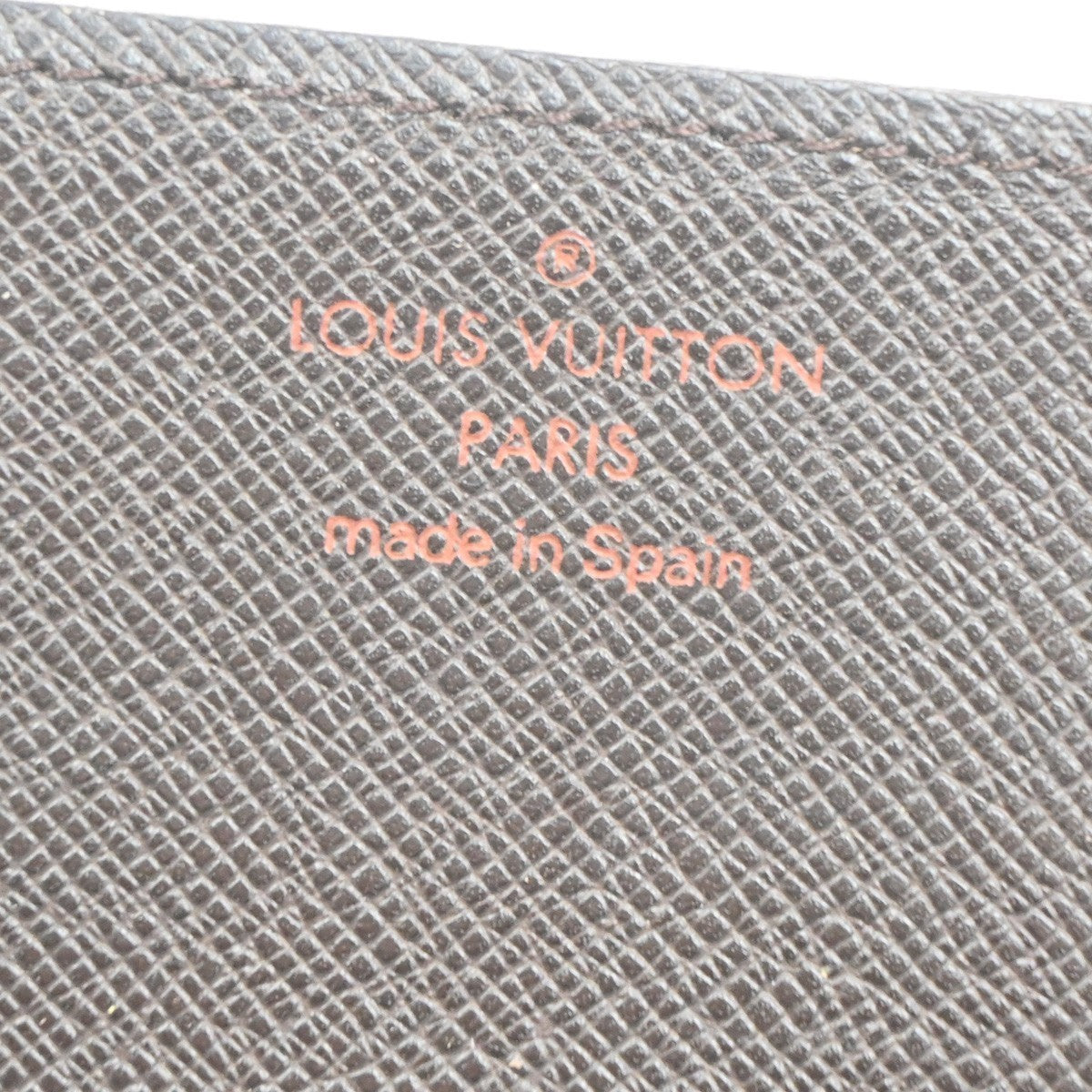 LOUIS VUITTON Cartes de Visite Card Case Damier Ebene Leather BN N62920 60KC594
