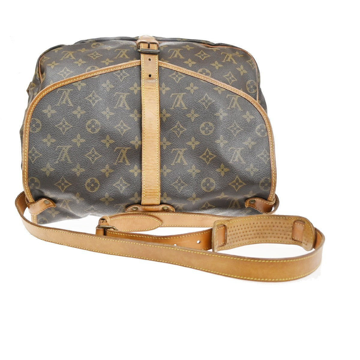 LOUIS VUITTON Saumur 35 Shoulder Bag Monogram Leather BN France M42254 84YJ110