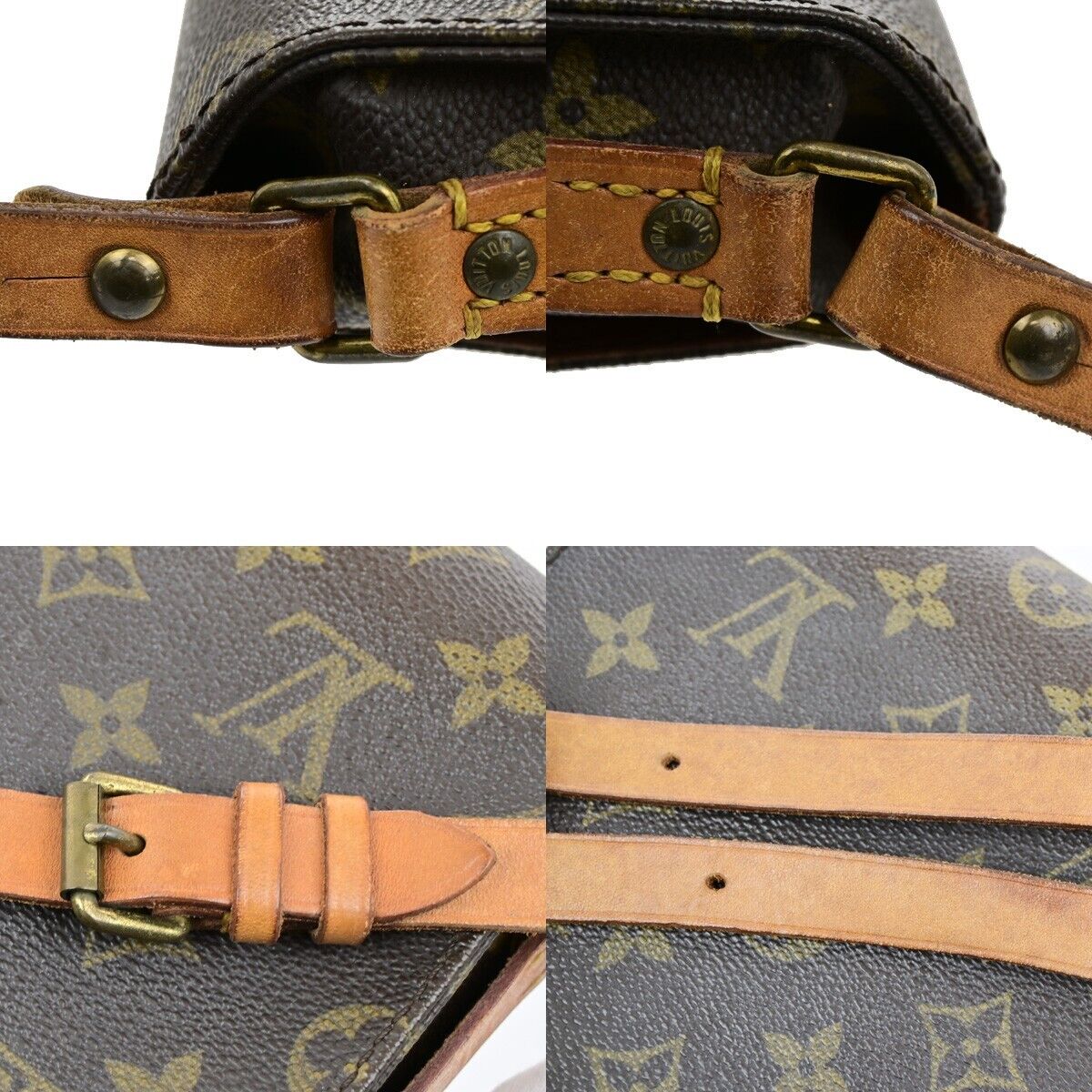 LOUIS VUITTON Mini Cartouchiere Shoulder Bag Monogram Leather BN M51254 35KA558