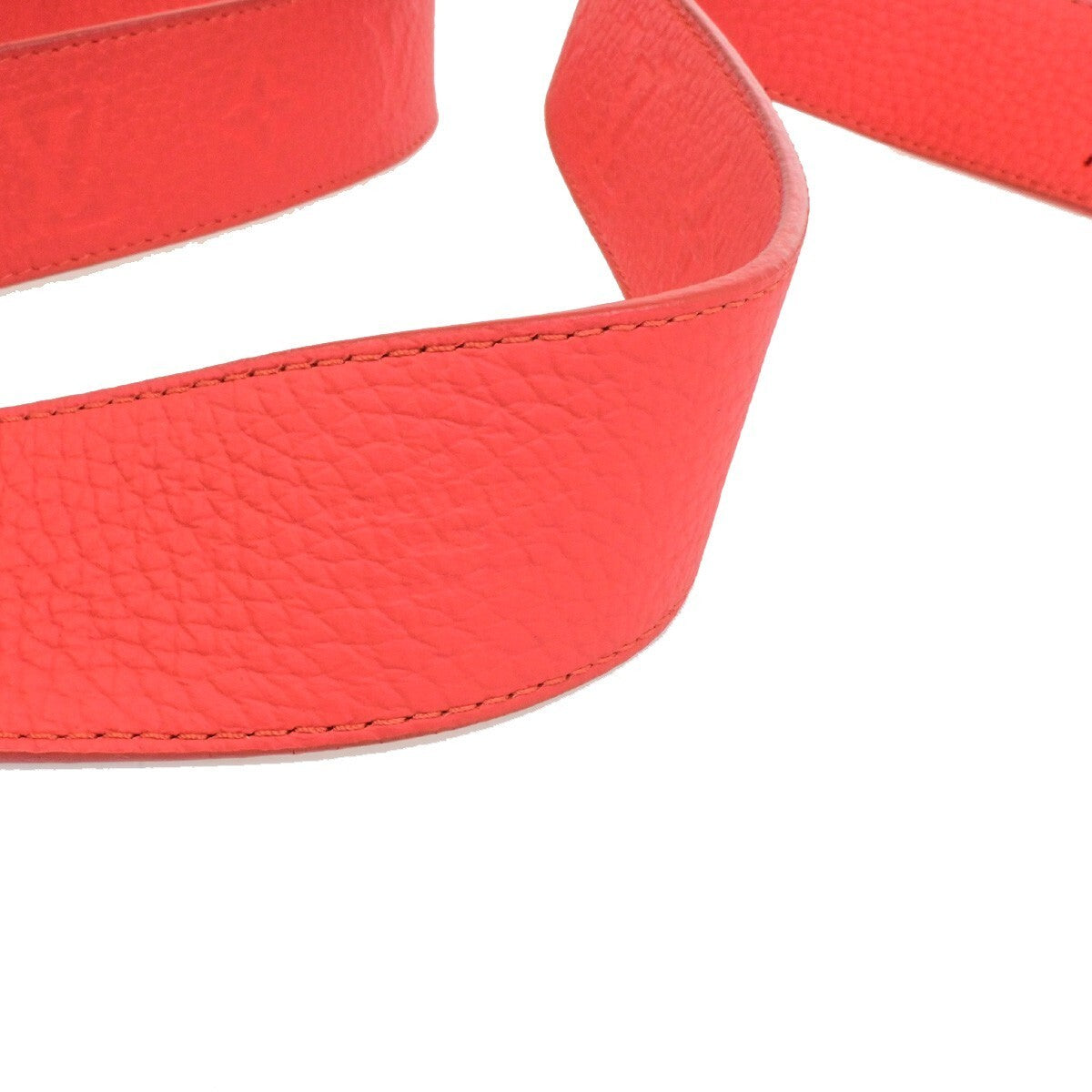 LOUIS VUITTON Ceinture LV Shape Belt  98/38 Taurillon Leather Red MP238 89RL093