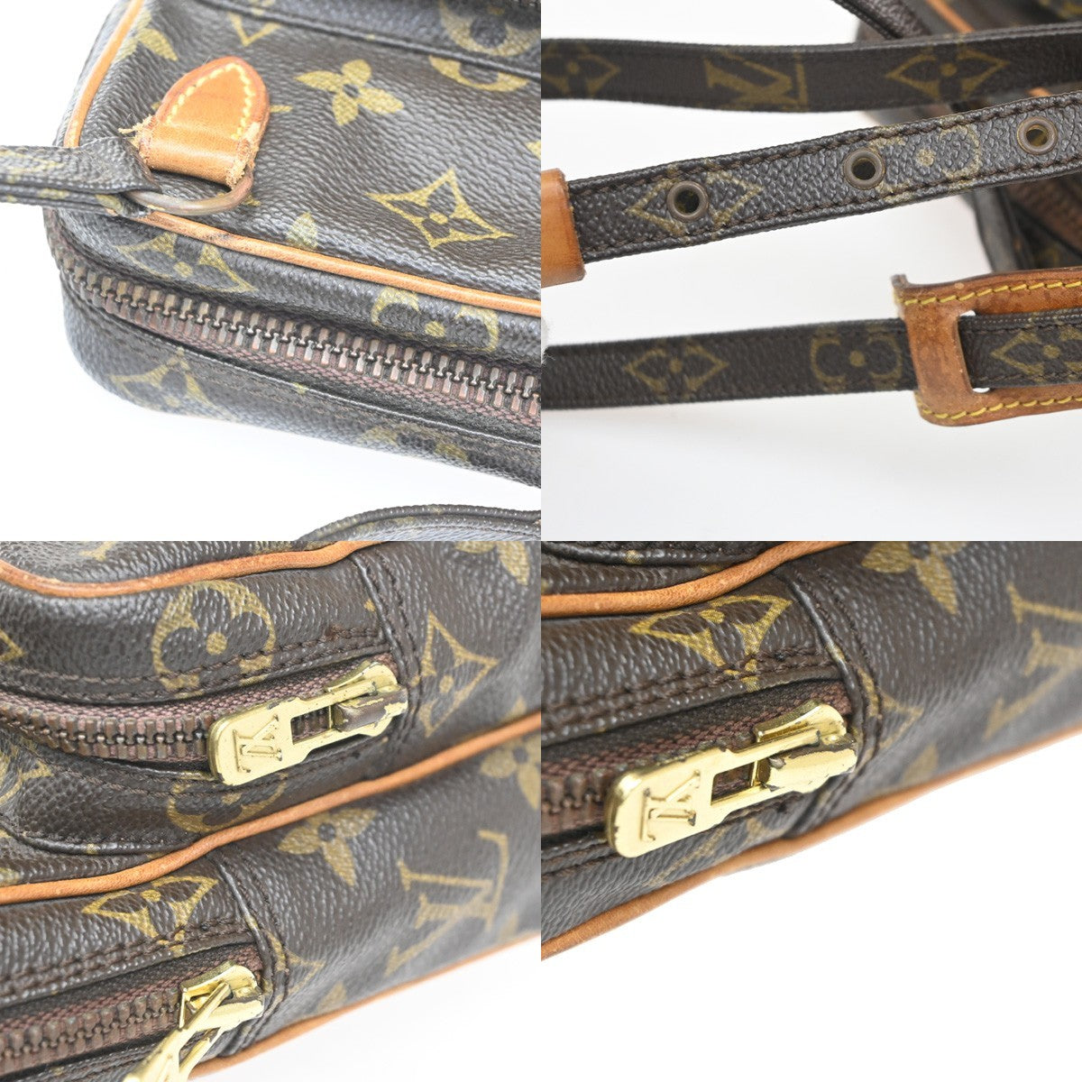 LOUIS VUITTON Mini Amazon Shoulder Bag Monogram Leather Brown M45238 86KC377