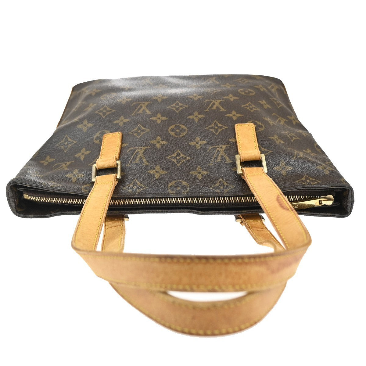 LOUIS VUITTON Cabas Piano Shoulder Bag Monogram Leather Brown M51148 34MA270