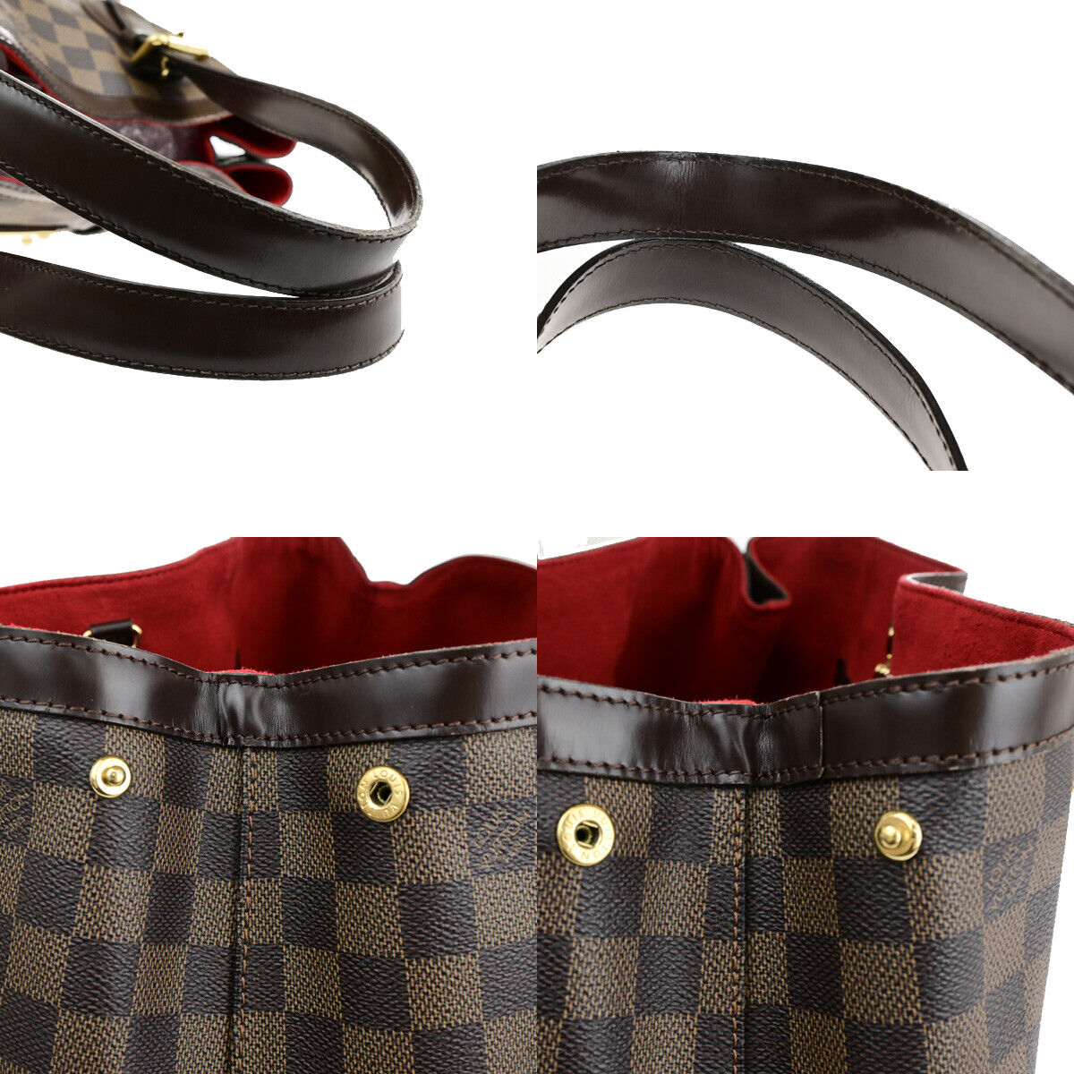 LOUIS VUITLOUIS VUITTON Hampstead MM Shoulder Bag Damer Leather N51204 99SJ114
