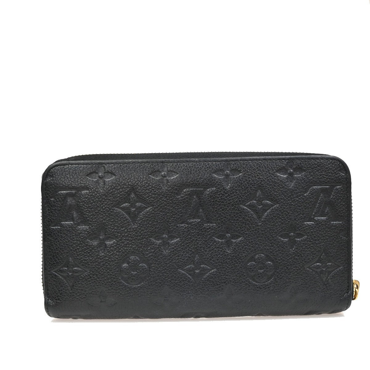 LOUIS VUITTON LV Zippy Long Wallet Monogram Empreinte Balck M93435 76KB293