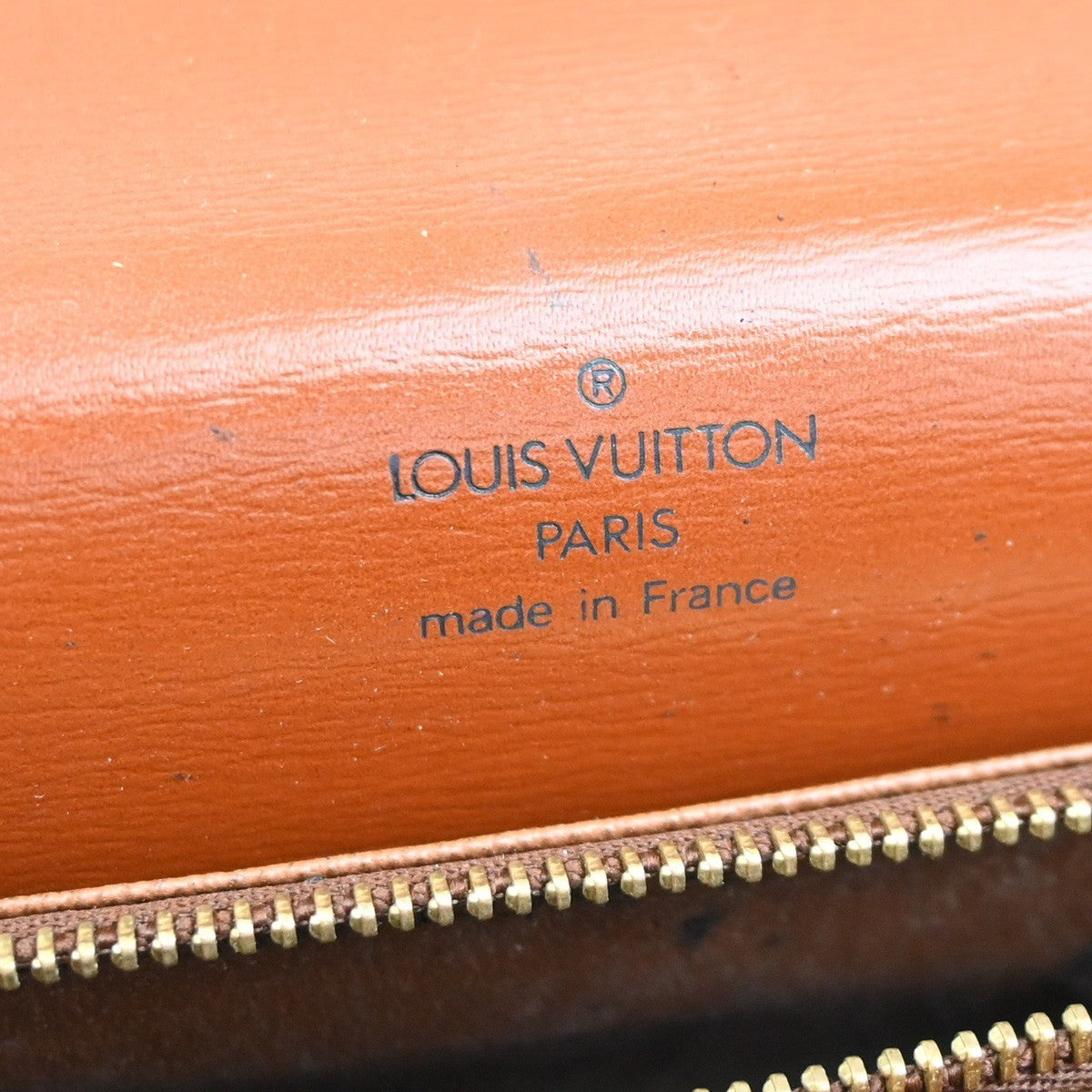 LOUIS VUITTON Concorde Hand Bag Epi Leather Brown Gold France M52133 85CA714