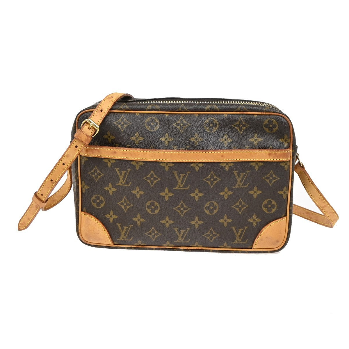 LOUIS VUITTON Trocadero 30 Shoulder Bag Monogram Leather Brown M51272 87ZA299