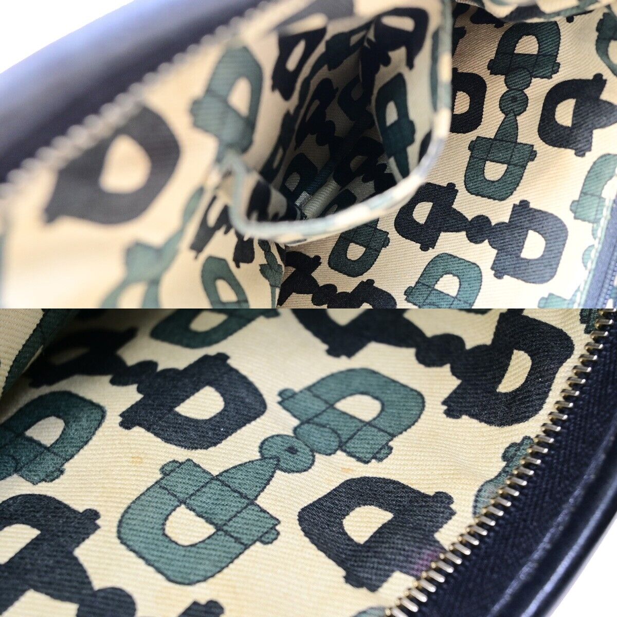 GUCCI Logo Guccissima Crossbody  Shoulder Bag Leather Black GHW Italy 39EB224