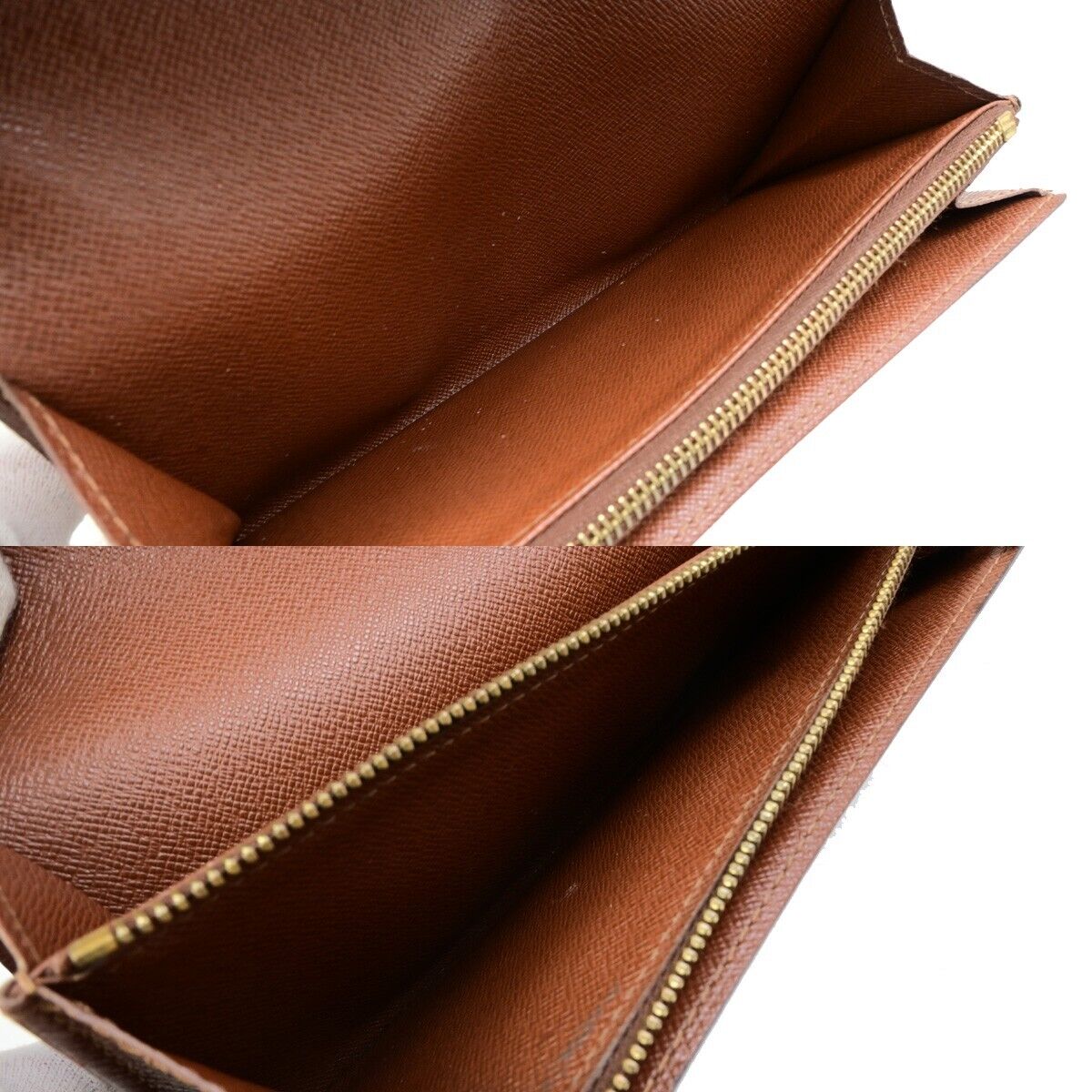 LOUIS VUITTON Porte Monnaie Credit Long Wallet Monogram Leather M61725 05ED162
