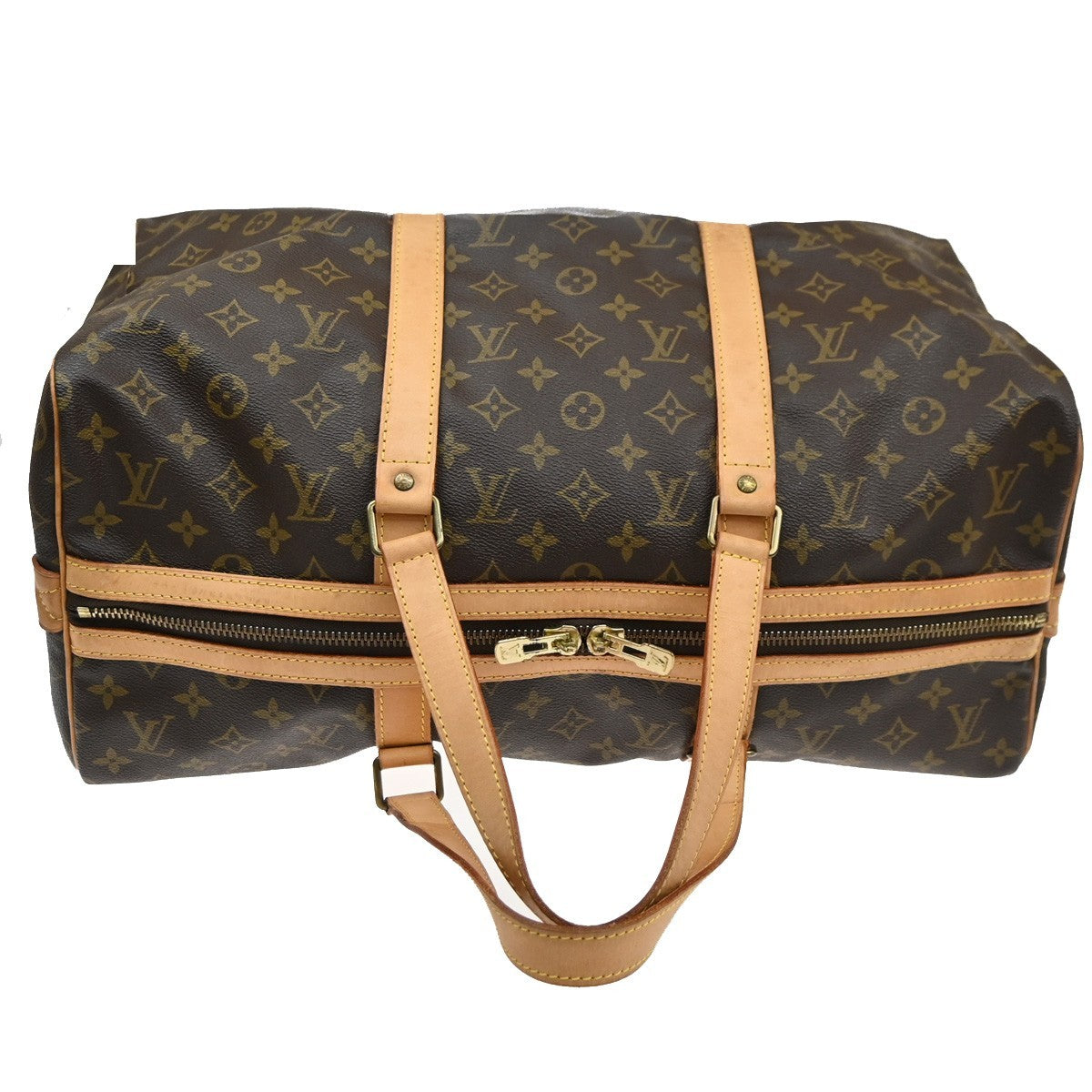 LOUIS VUITTON Sac Souple 45 Travel Hand Bag Monogram Leather BN M41624 72CA982