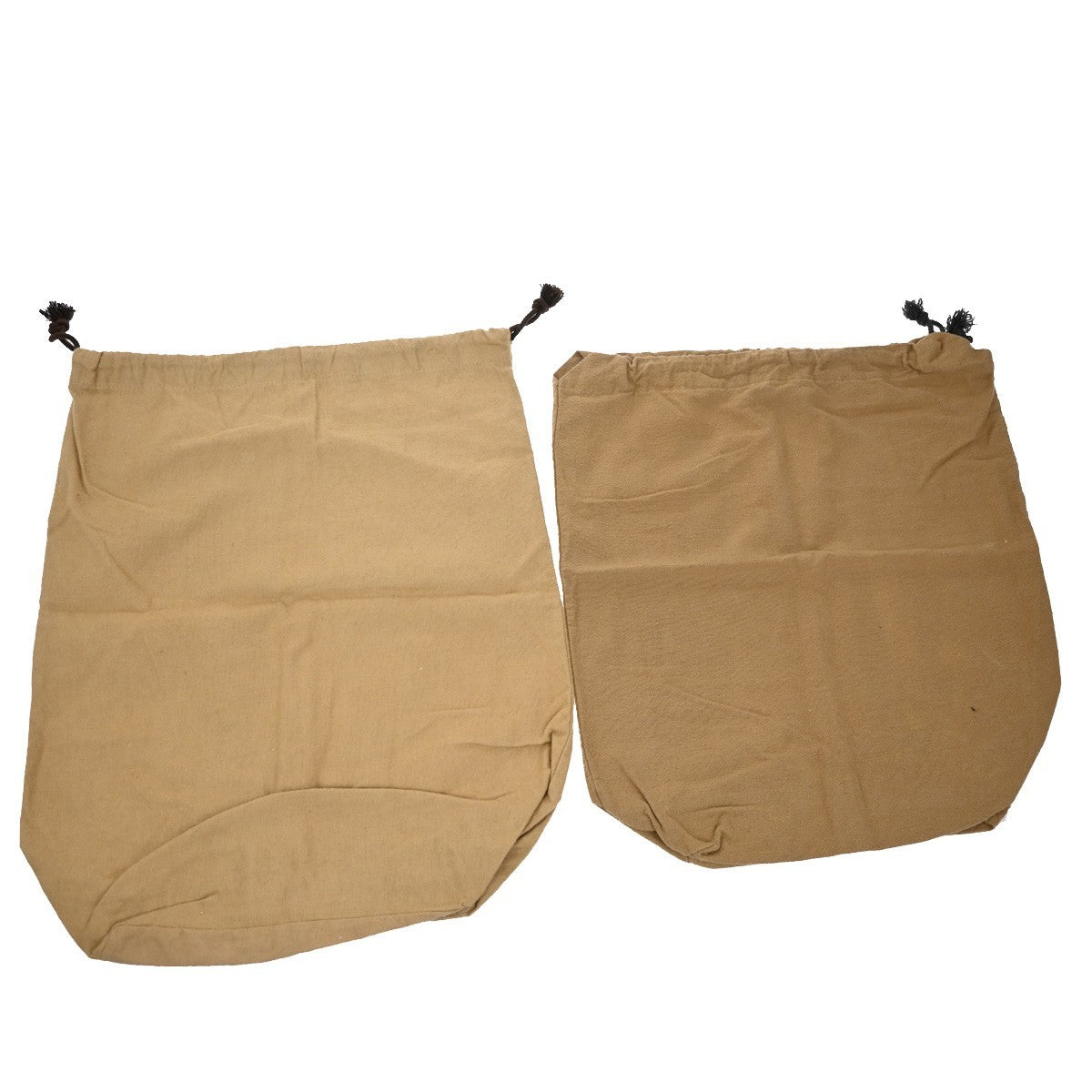 LOUIS VUITTON Logo 10 Set Dust Bag Drawstring Canvas Cotton Beige Brown 03KB501