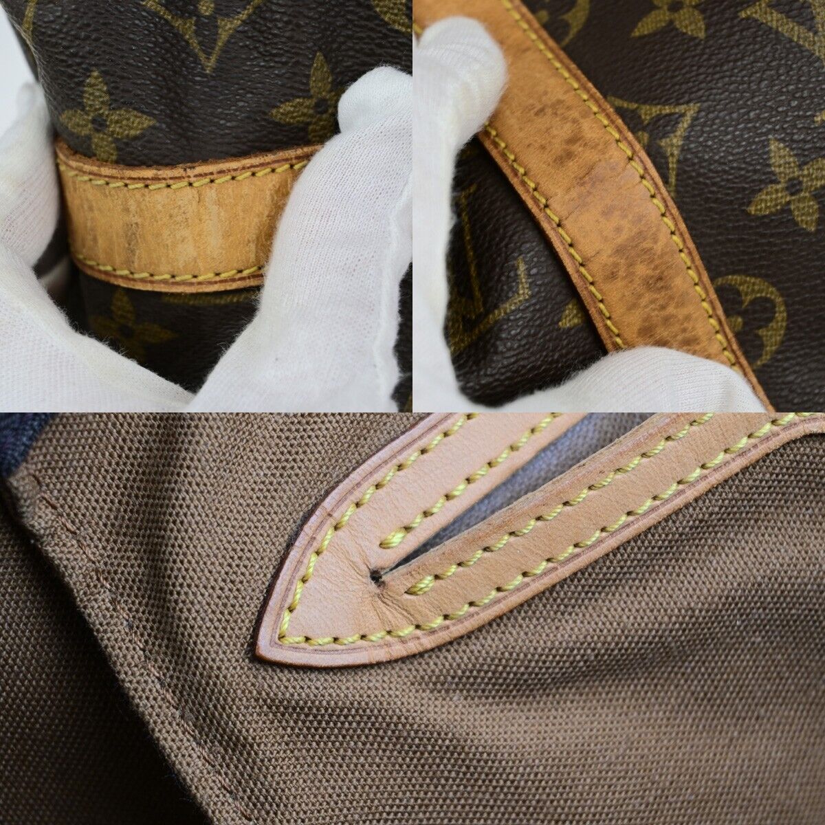 LOUIS VUITTON Flanerie 50 Shoulder Bag Monogram Leather Brown M51116 34ED323