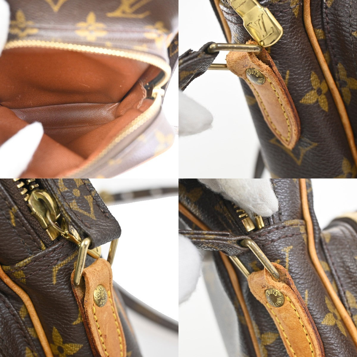 LOUIS VUITTON Amazon Crossbody Shoulder Bag Monogram Leather BN M45236 73ZA284
