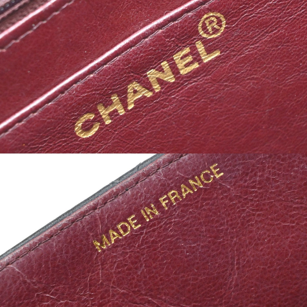 CHANEL Maxi Jumbo Matelasse 34 Chain Shoulder Bag Leather Black Vintage 328RP127