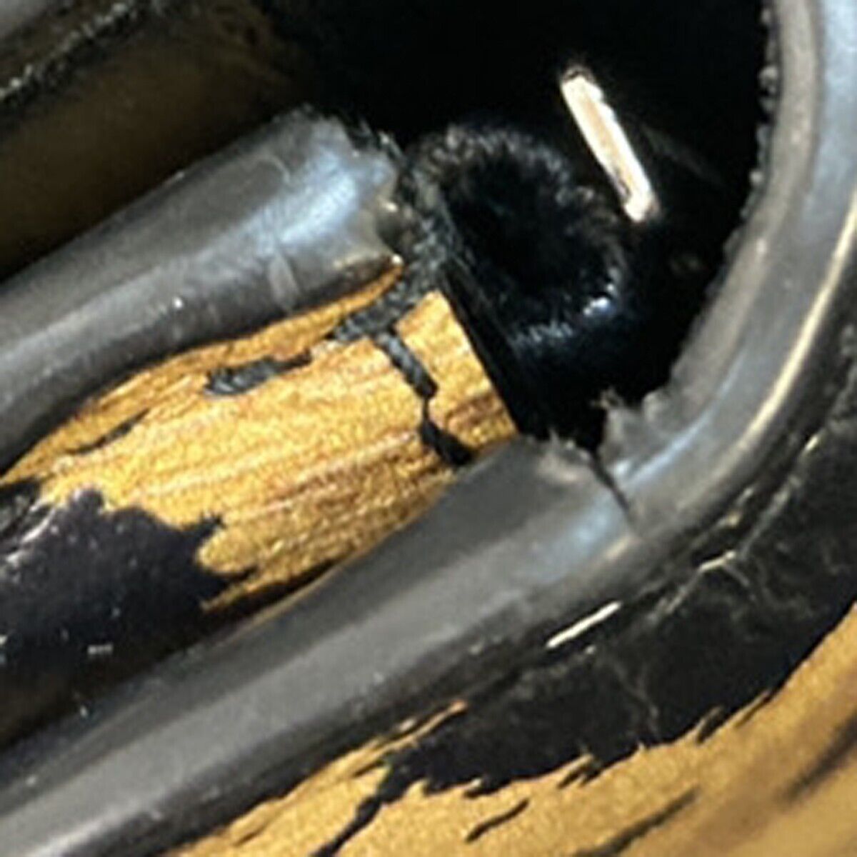 BALENCIAGA Logo Leopard Bifold Long Wallet Leather Brown Italy 36KA407