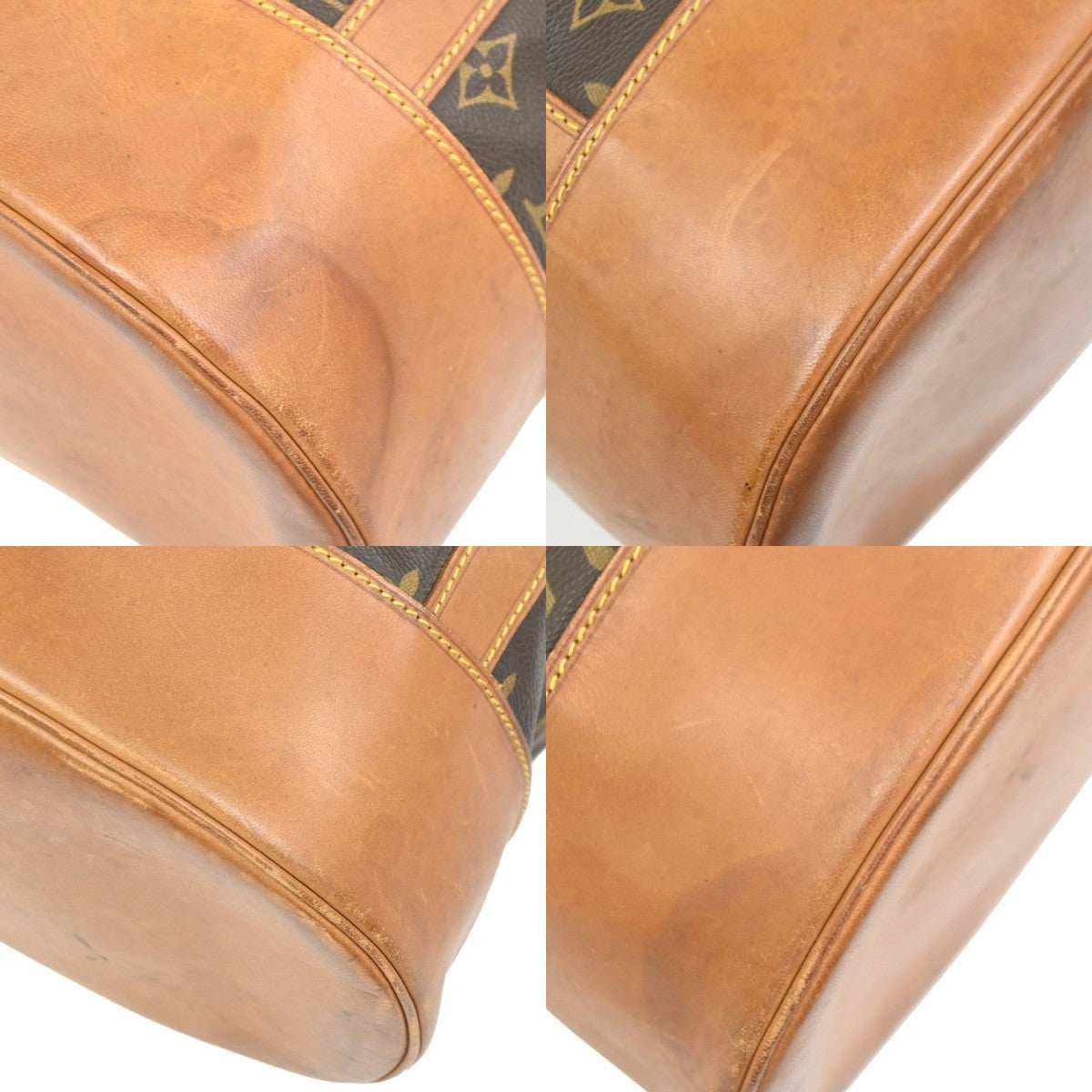 LOUIS VUITTON LV Randonnee GM Shoulder Bag Monogram Leather Brown M42244 83PA110