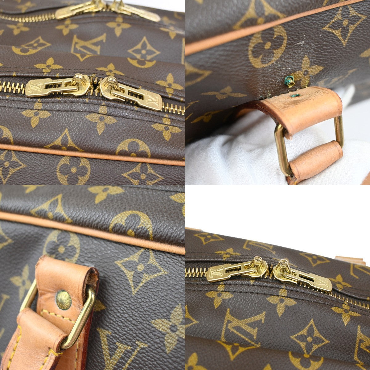 LOUIS VUITTON Sirius 58 Travel Hand Bag Monogram Leather Brown M41404 38YJ007