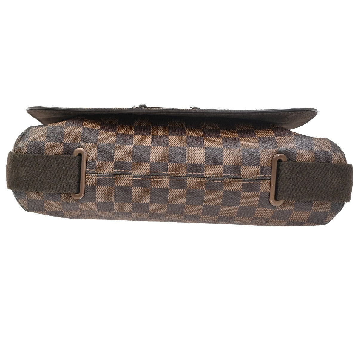 LOUIS VUITTON Brooklyn MM Shoulder Bag Damier Ebene Leather Brown N51211 93CA823