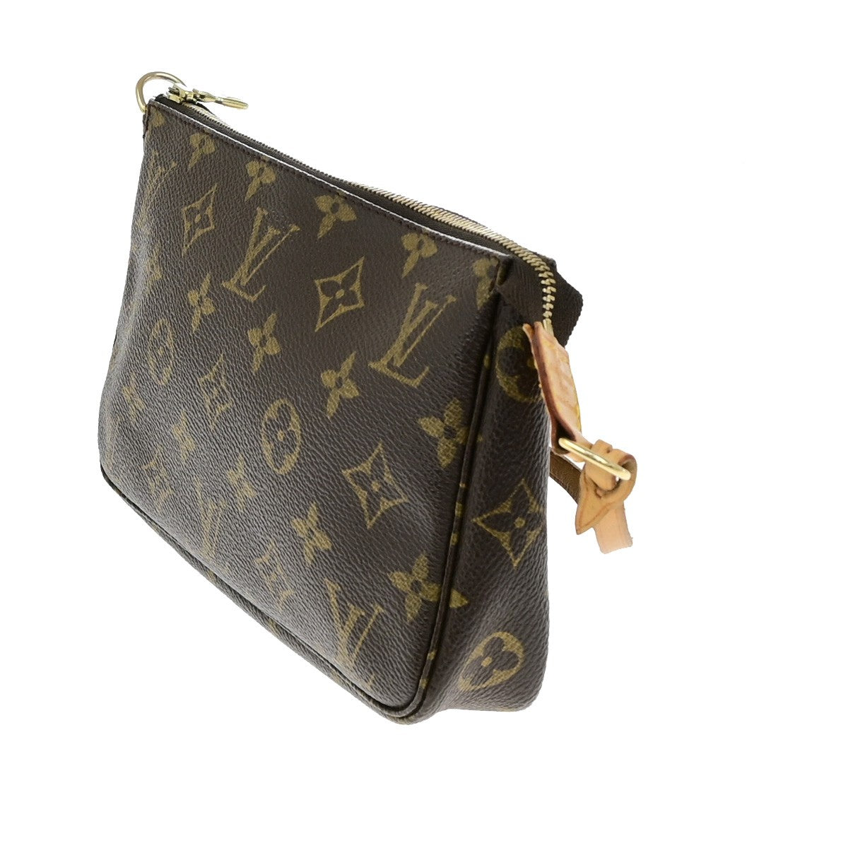 LOUIS VUITTON Pochette Accessoires Hand Bag Monogram Leather BN M51980 12YH081