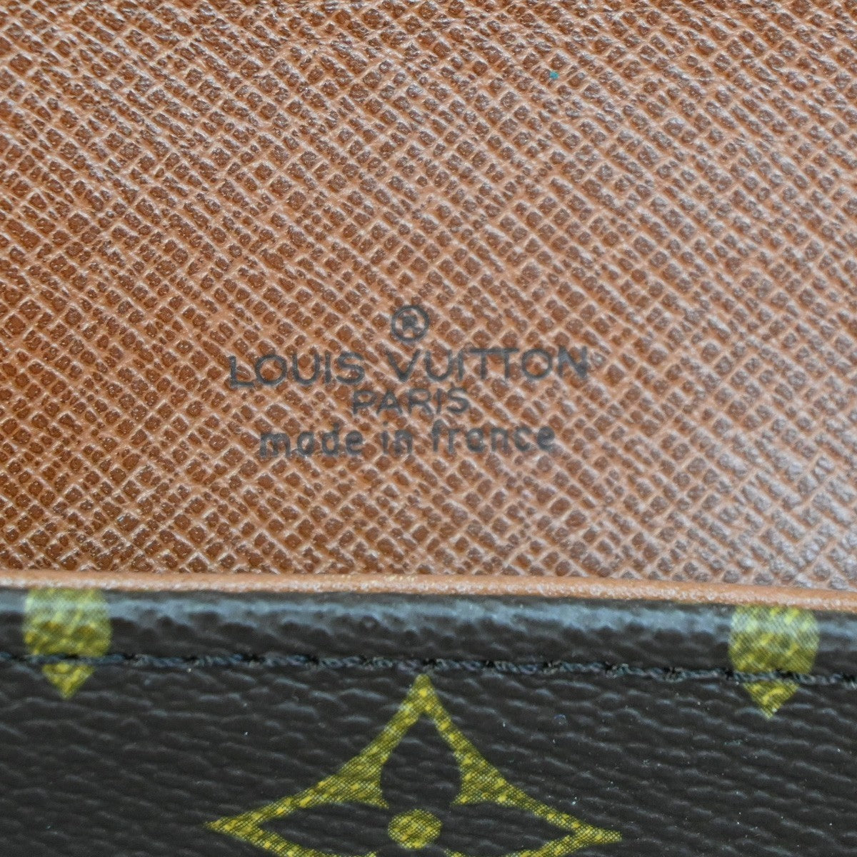 LOUIS VUITTONI Chantilly MM Shoulder Bag Monogram Leather Brown M51233 82MA070