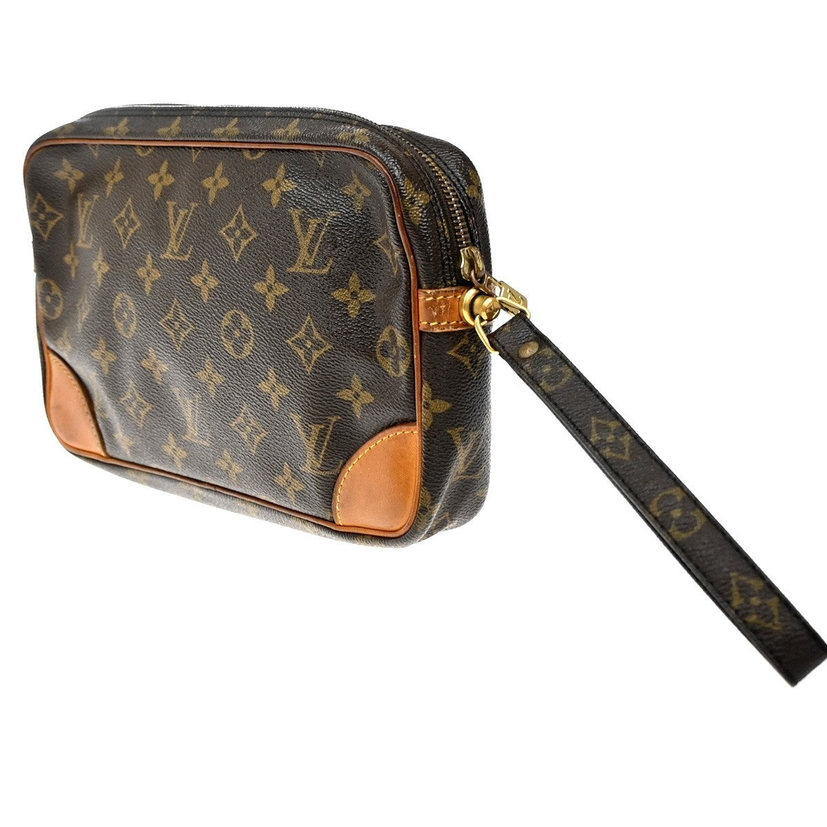 LOUIS VUITTON Marly Dragonne GM Clutch Hand Bag Monogram Brown M51825 62KP303