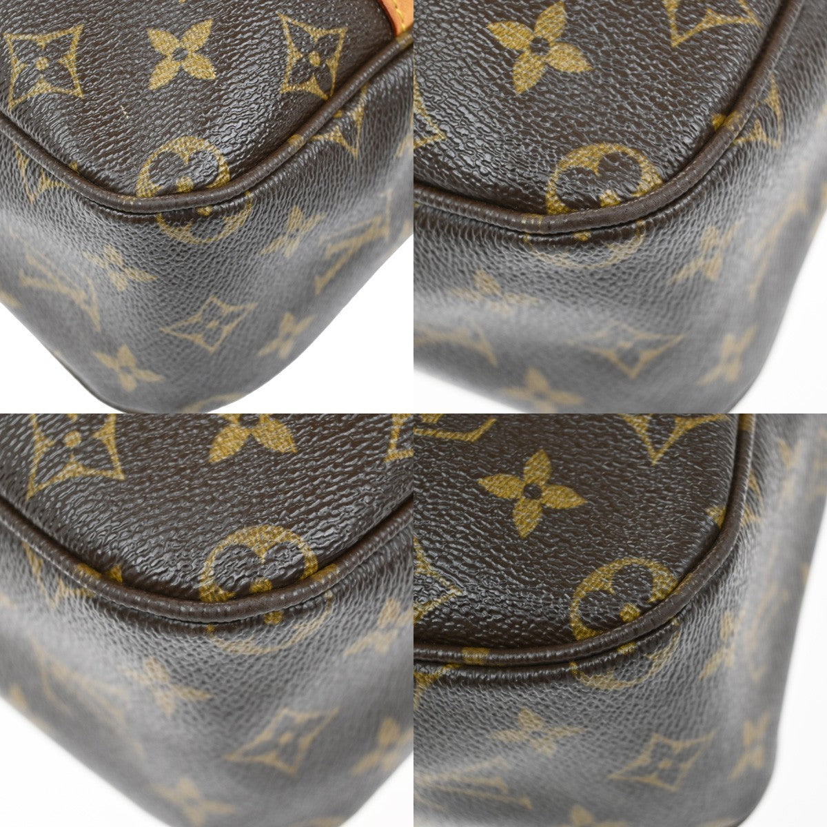 LOUIS VUITTON Sac Bosphore 2way Hand Bag Monogram Leather Brown M40043 54KB415