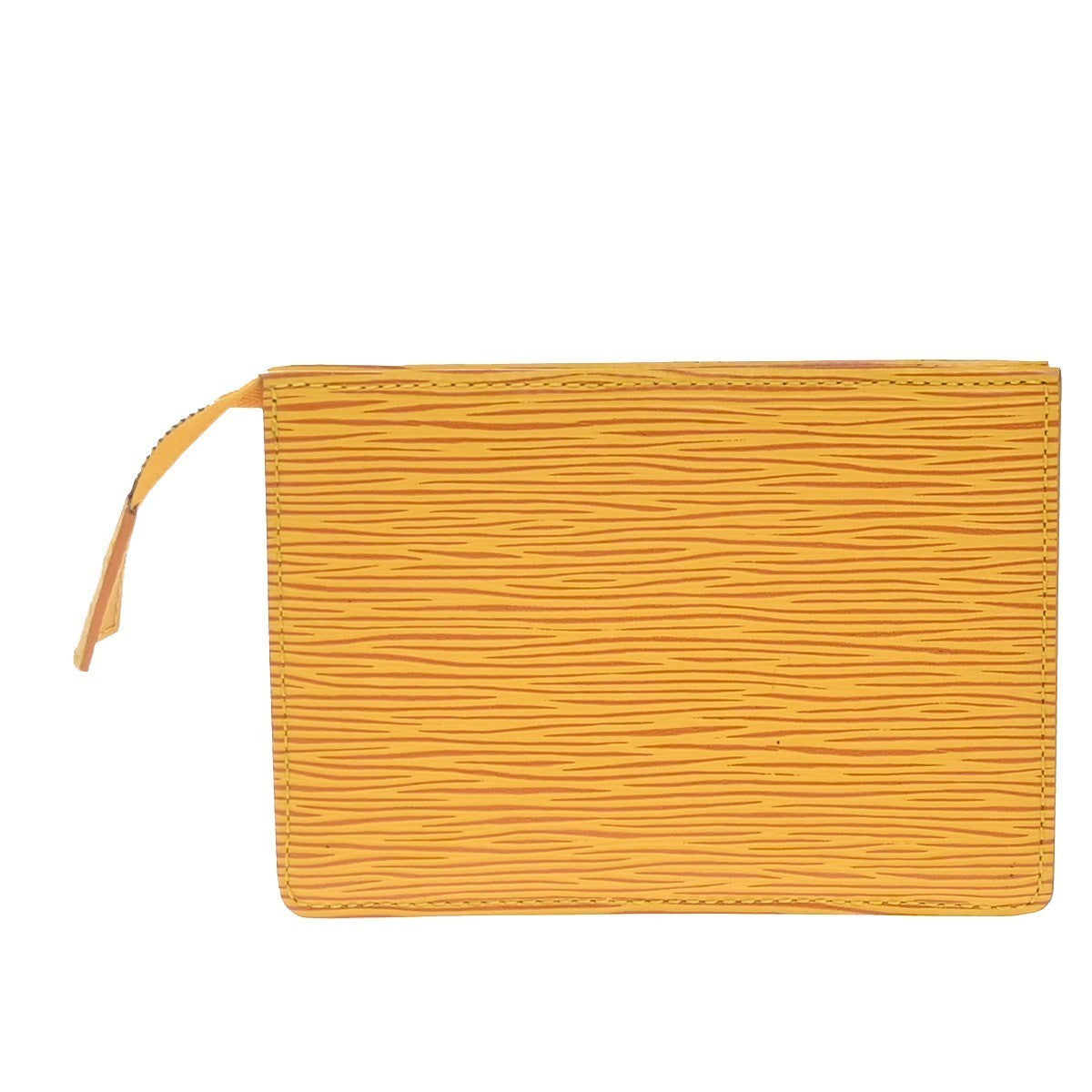 LOUIS VUITTON Poche Toilette 15 Clutch Pouch Bag Epi Leather Yellow 05KP391