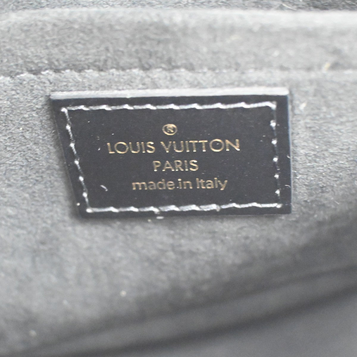 LOUIS VUITTON LV Tambourine Shoulder Bag Calfskin Leather Black M55505 603KC983